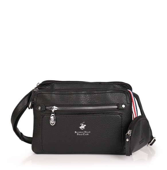 Τσάντα BEVERLY HILLS POLO CLUB BH4138 Μαύρο