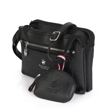 Τσάντα BEVERLY HILLS POLO CLUB BH4138 Μαύρο