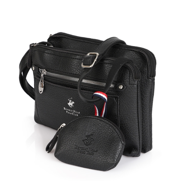 Τσάντα BEVERLY HILLS POLO CLUB BH4138 Μαύρο