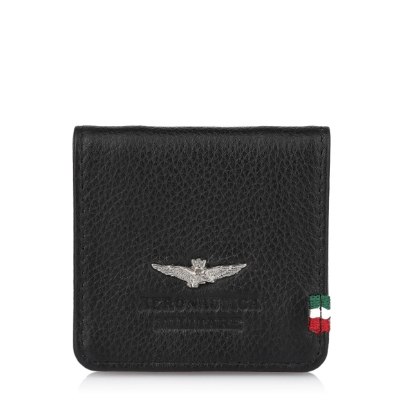 Θήκη για κέρματα AERONAUTICA MILITARE AM109 Μαύρο 