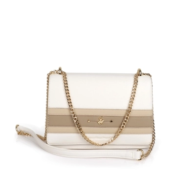 Τσάντα BEVERLY HILLS POLO CLUB BH4043 Λευκό