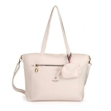 Τσάντα BEVERLY HILLS POLO CLUB BH4130 Λευκό