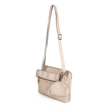 Τσάντα BEVERLY HILLS POLO CLUB BH4138 Μπεζ