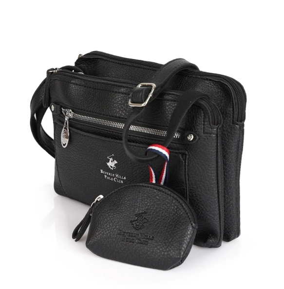 Τσάντα BEVERLY HILLS POLO CLUB BH4138 Μαύρο