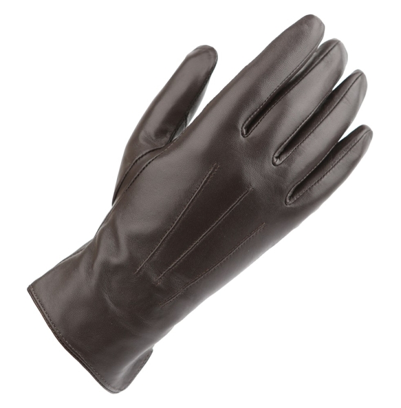 Δερμάτινα γάντια Guy Laroche 98861 Καφέ
