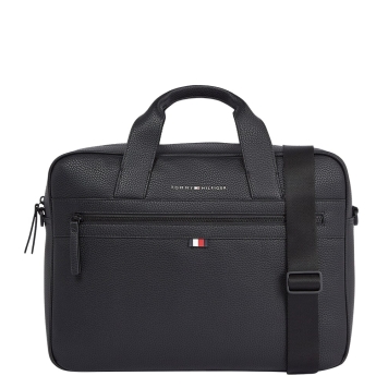 Τσάντα TOMMY HILFIGER 9507 Essential PU Computer bag Μαύρο