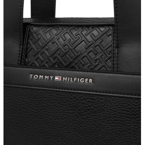 Τσάντα Laptop TOMMY HILFIGER TH Central Slim Computer Bag 11307 Μαύρο