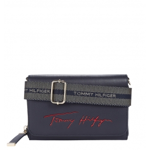 Τσάντα TOMMY HILFGER 10461 Iconic Signature Μπλε