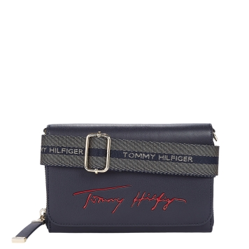 Τσάντα TOMMY HILFGER 10461 Iconic Signature Μπλε