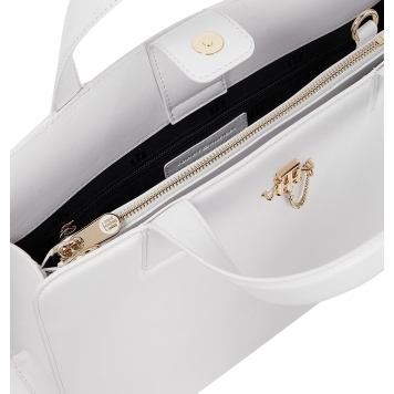 Τσάντα TOMMY HILFIGER 11333 TH Chain Satchel Λευκό