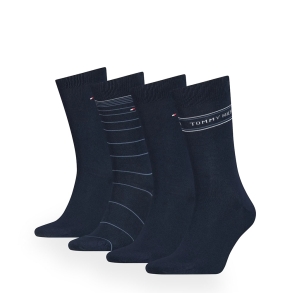 Κάλτσες TOMMY HILFIGER 4 Ζεύγη Giftbox 701220146 Μπλε