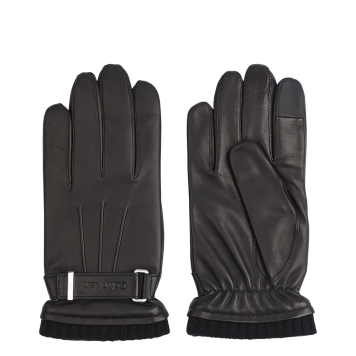 Δερμάτινα γάντια CALVIN KLEIN 7425 Μαύρο