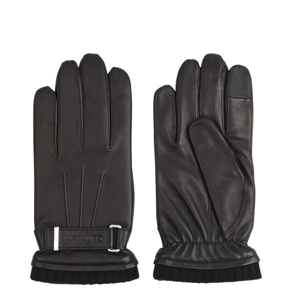 Δερμάτινα γάντια CALVIN KLEIN 7425 Μαύρο