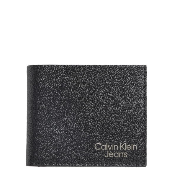 Πορτοφόλι CALVIN KLEIN JEANS  8902 Micro Pebble Bifold Μαύρο