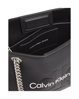 Τσάντα CALVIN KLEIN JEANS 9584 Sculpted Μαύρο