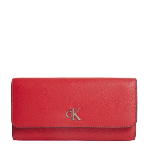 Πορτοφόλι CALVIN KLEIN K60K610106 Minimal Monogram Κόκκινο 