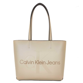 Τσάντα CALVIN KLEIN 10276 Sculpted Shopper29 Μπεζ