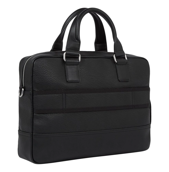 Τσάντα TOMMY HILFIGER 9520 Slim Computer bag Μαύρο