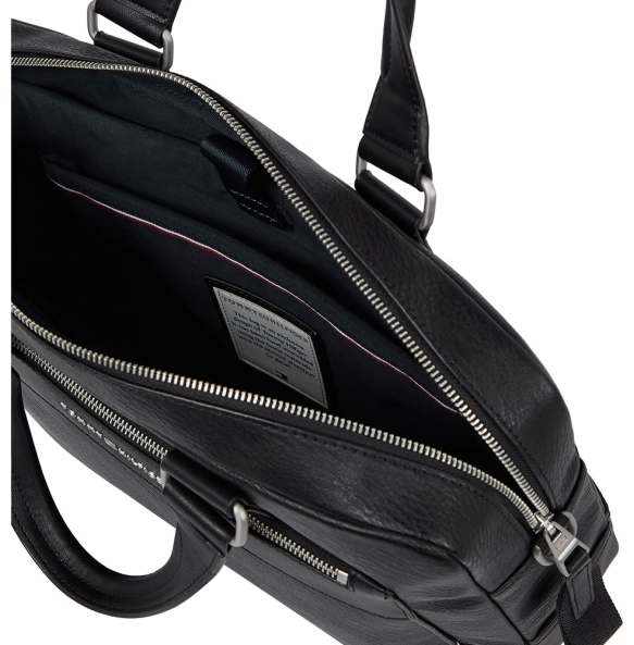 Τσάντα TOMMY HILFIGER 9520 Slim Computer bag Μαύρο
