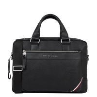Τσάντα TOMMY HILFIGER 9520 Slim Computer bag Μαύρο