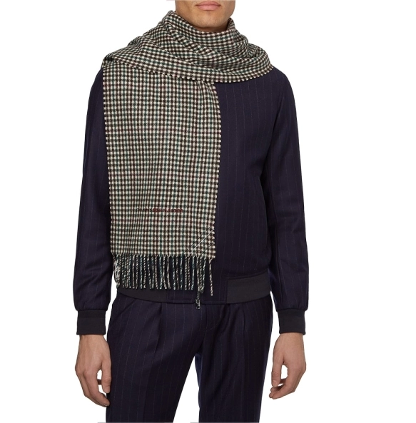 Κασκόλ TOMMY HILFIGER 10373 Γκρι Μπεζ