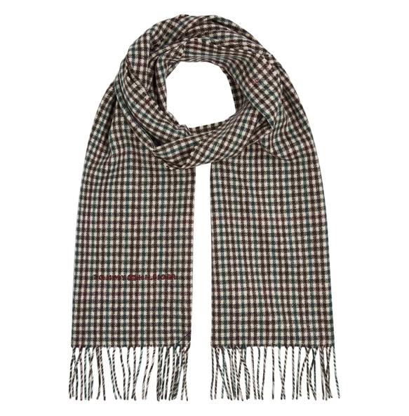 Κασκόλ TOMMY HILFIGER 10373 Γκρι Μπεζ