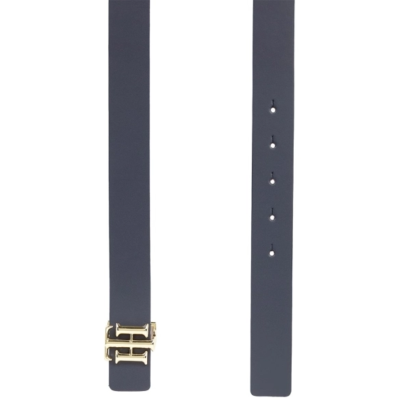Ζώνη TOMMY HILFIGER 12140 TH Logo 3.0 Διπλής Όψεως Μπλε/Ροζ