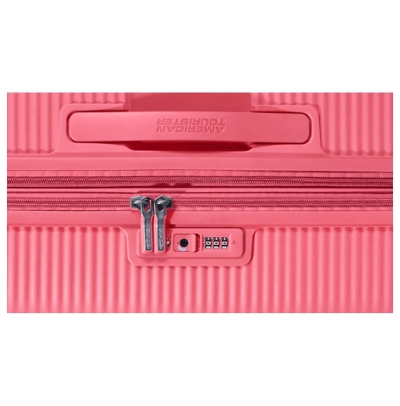Βαλίτσα καμπίνας σκληρή AMERICAN TOURISTER Soundbox 88472 Κοραλί