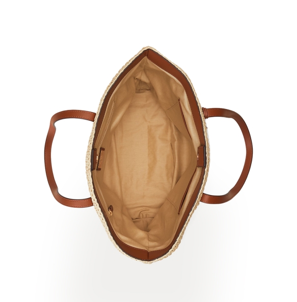 Τσάντα RALPH LAUREN 431818856 Ψάθα Μπεζ