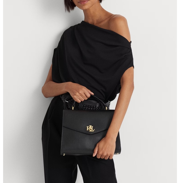 Τσάντα RALPH LAUREN 431915781 Μαύρο