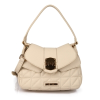 Τσάντα Love Moschino Hobo Bag 4048 Μπεζ Καπιτονέ