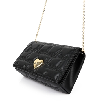 Τσάντα LOVE MOSCHINO 4128 Lovesong Μαύρο