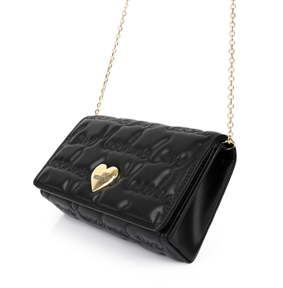 Τσάντα LOVE MOSCHINO 4128 Lovesong Μαύρο