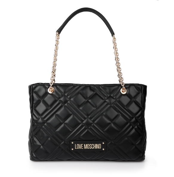 Τσάντα LOVE MOSCHINO 4145 Μαύρο/Χρυσό