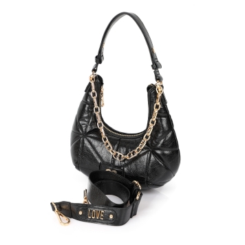 Τσάντα Love Moschino Geometric Quilted 4156 Μαύρο