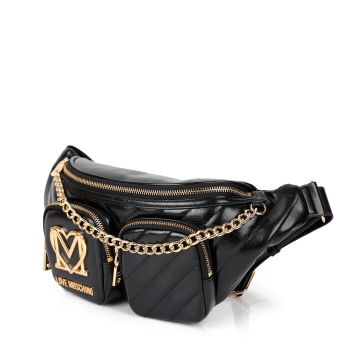 Τσαντάκι Μέσης LOVE MOSCHINO 4323 City Pockets Μαύρο