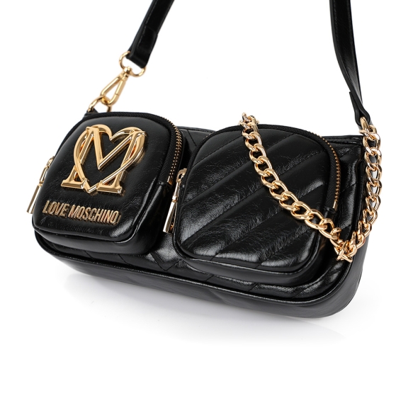 Τσάντα LOVE MOSCHINO 4324 City Pockets Μαύρο