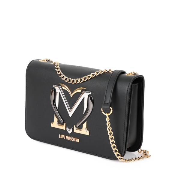 Τσάντα Love Moschino Colourful Heart 4330 Μαύρο