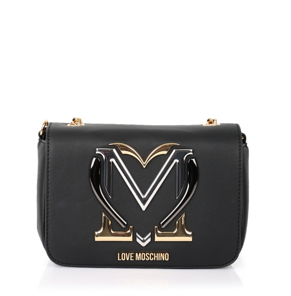 Τσάντα Love Moschino Colourful Heart 4332 Μαύρο