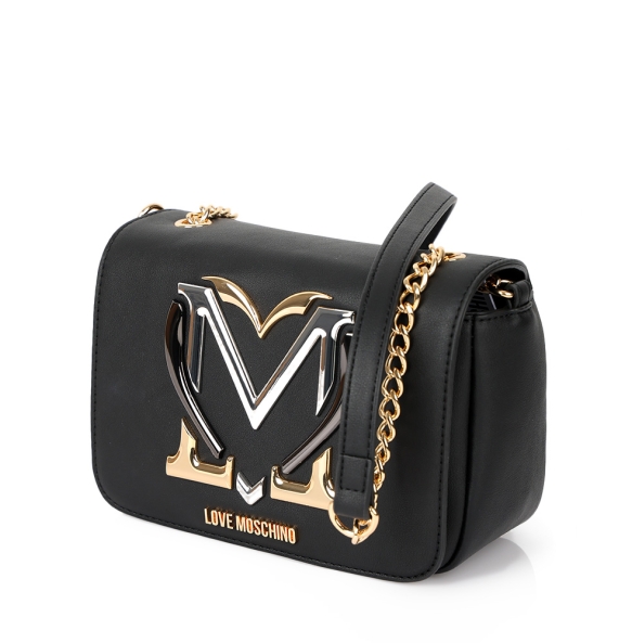 Τσάντα Love Moschino Colourful Heart 4332 Μαύρο