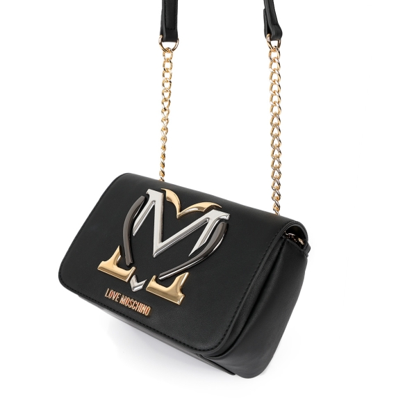 Τσάντα Love Moschino Colourful Heart 4332 Μαύρο