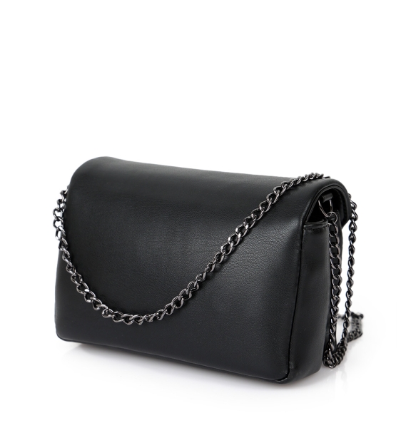 Τσάντα LOVE MOSCHINO 4349 Smart Daily Bag Μαύρο με Gun Metal