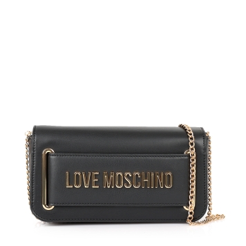 Τσάντα LOVE MOSCHINO 4350 Smart Daily Bag Μαύρο με Χρυσό