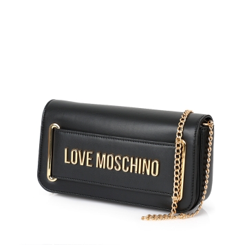 Τσάντα LOVE MOSCHINO 4350 Smart Daily Bag Μαύρο με Χρυσό