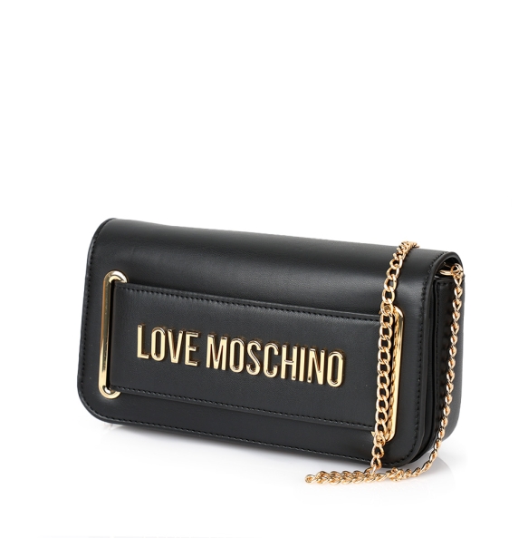 Τσάντα LOVE MOSCHINO 4350 Smart Daily Bag Μαύρο με Χρυσό