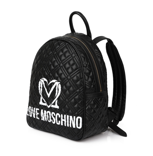 Σακίδιο LOVE MOSCHINO Logo Quilt Backpack 4377 Μαύρο 