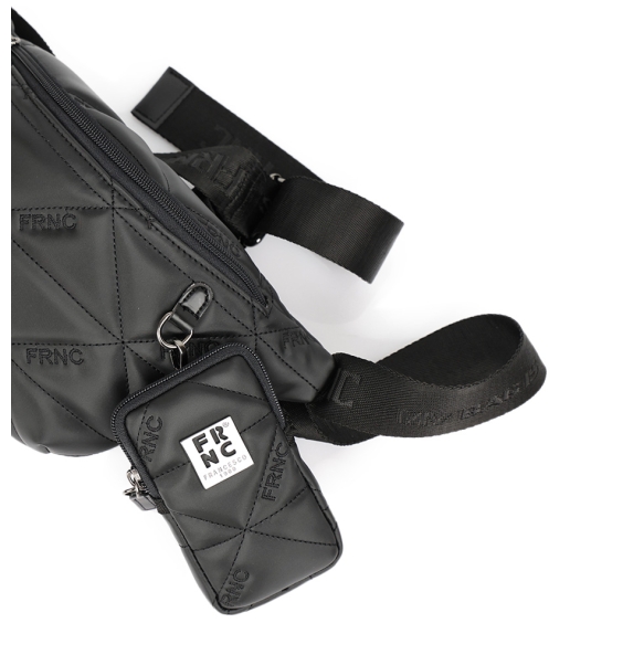 Τσαντάκι μέσης - μπανάνα FRNC 4121 Μαύρο