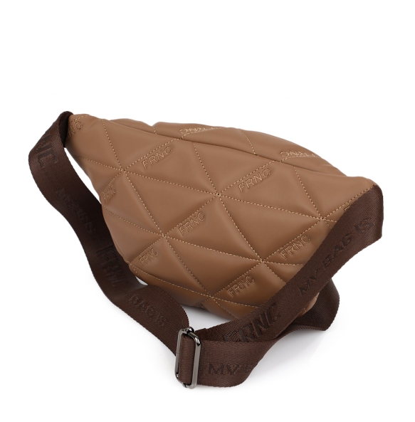 Τσαντάκι μέσης - μπανάνα FRNC 4121 Καφέ