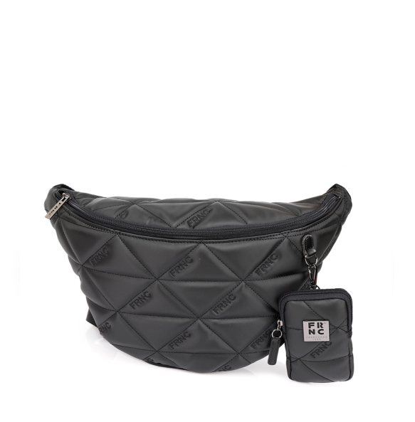Τσαντάκι μέσης - μπανάνα FRNC 4122 Μαύρο