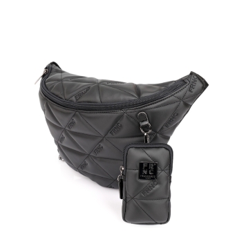 Τσαντάκι μέσης - μπανάνα FRNC 4122 Μαύρο